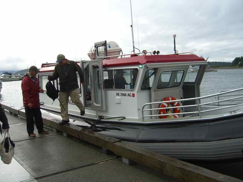 Our whale watch boat