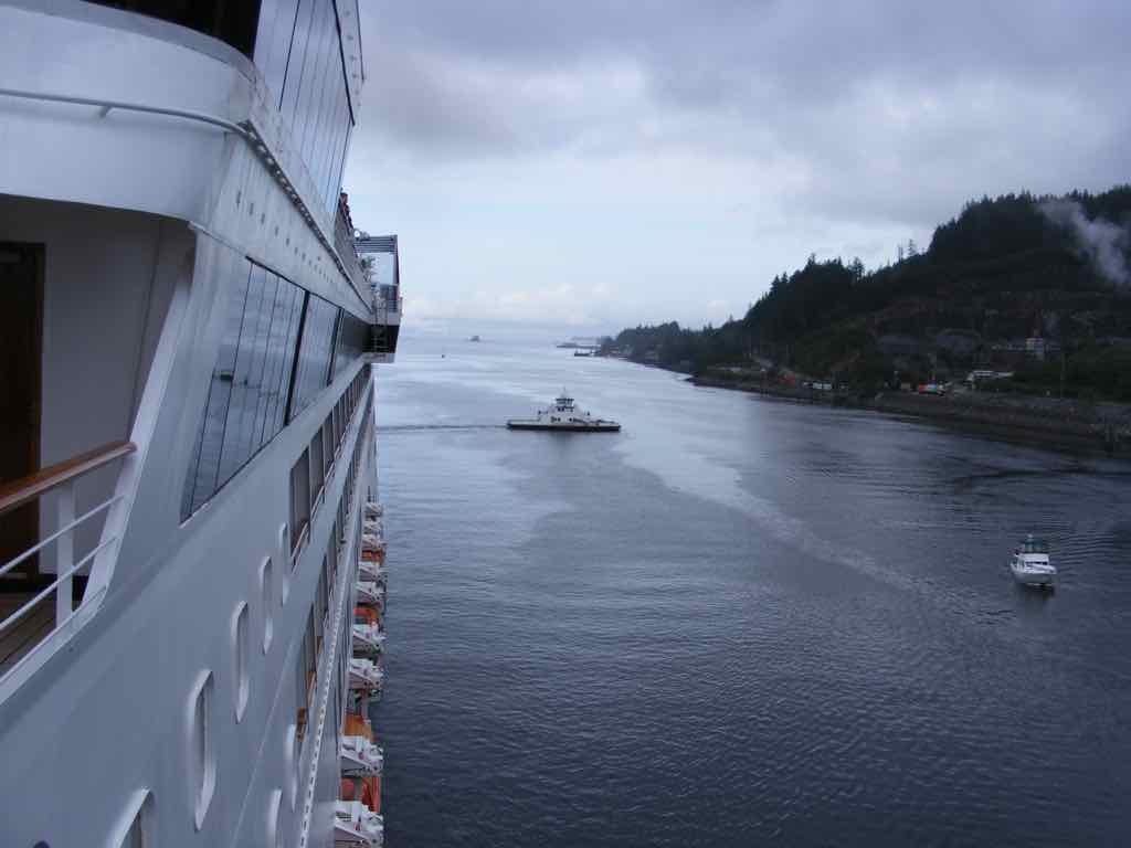 Pulling in to Ketchikan