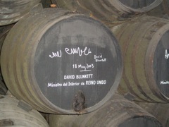 Cadiz Winery Barrel Inscriptions