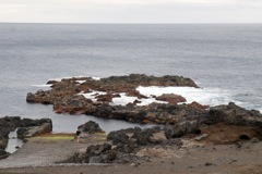 Volcanic rocks near Capelhino shore