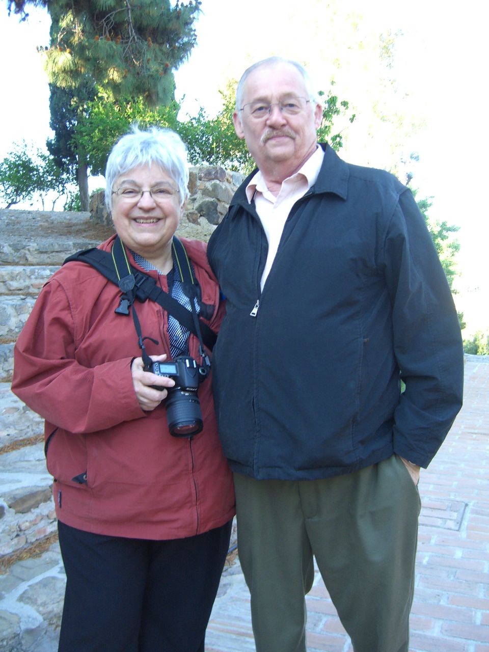 Malaga Fortress Diane & Bill