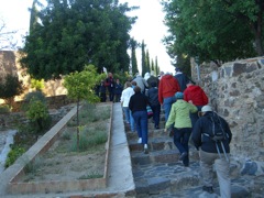 Malaga Fortress Vista Tour Walkers