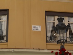 Malaga Street Sign Marques de Larios