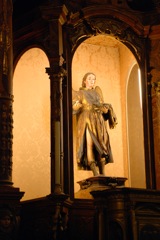 Statue in Cathedral de Encarnacio, Malaga