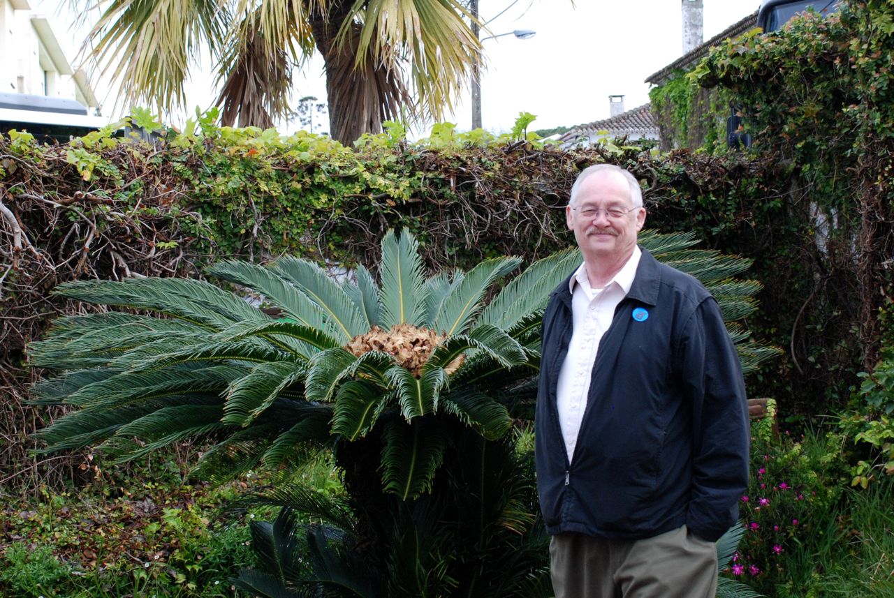 Bill at the Arruda Pineapple Plantation