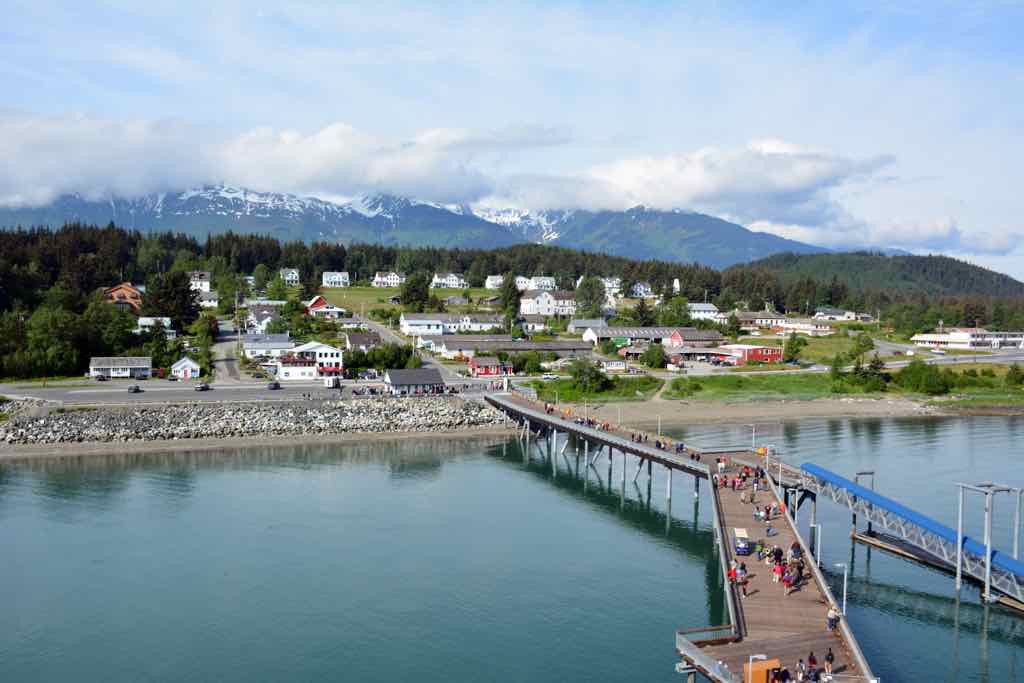View of Haines from the ship