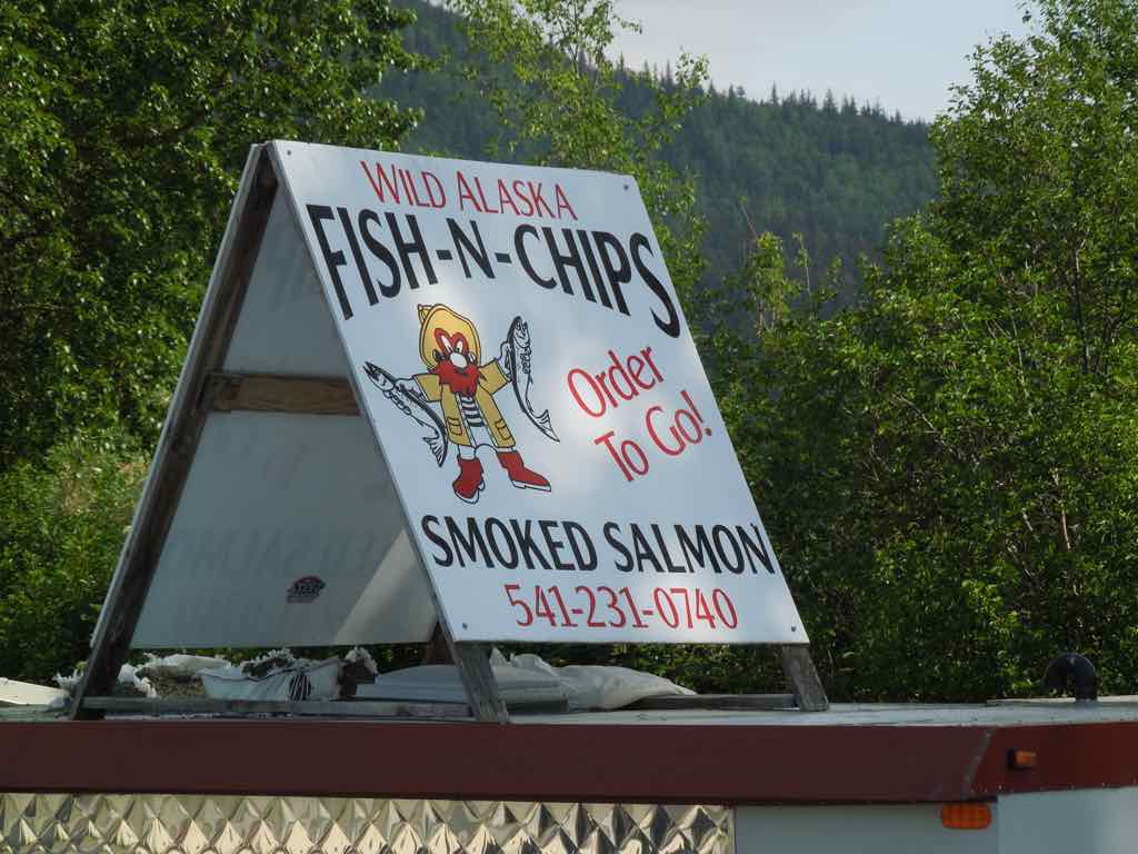 Haines Fish and Chips Sign
