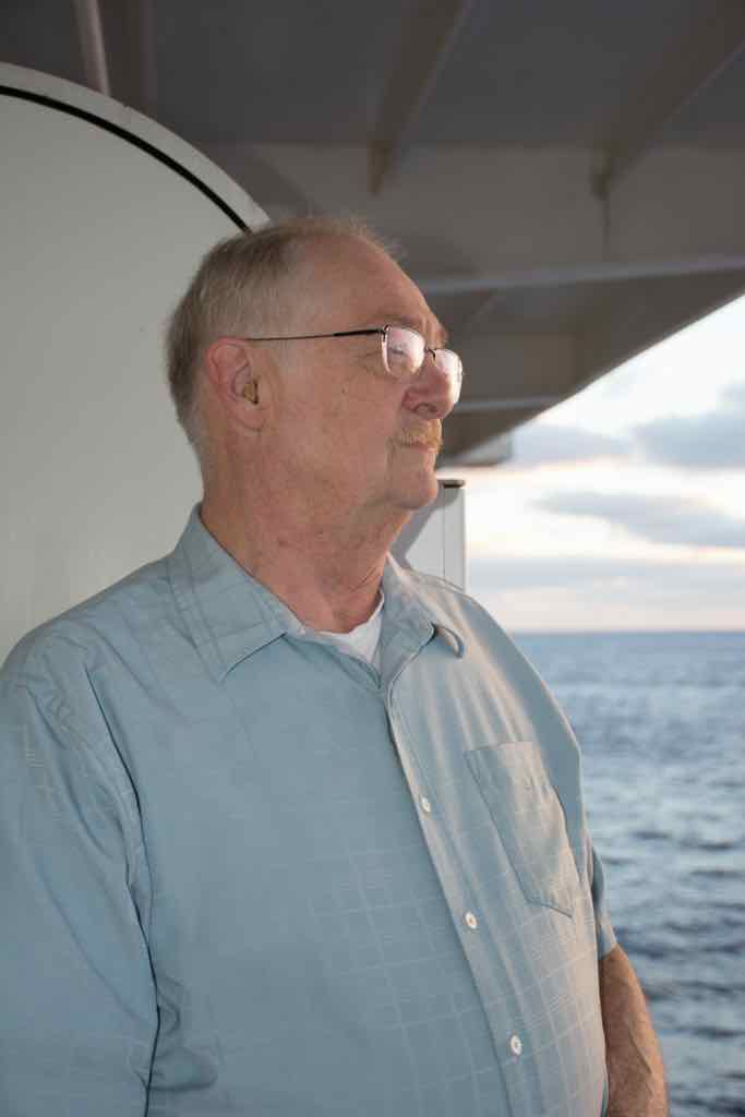 Bill, at sea