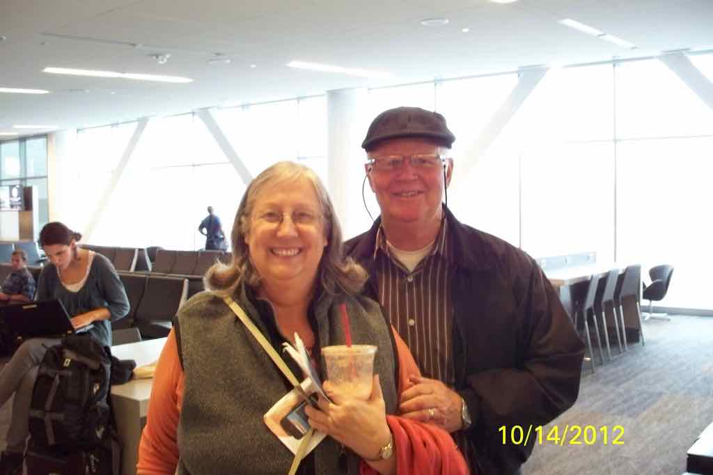 Elaine & Jim Before Boarding