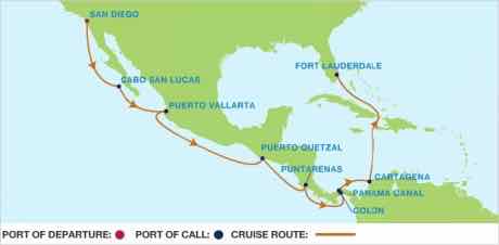 Cruise map