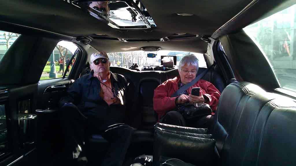 Bill & Diane in shuttle