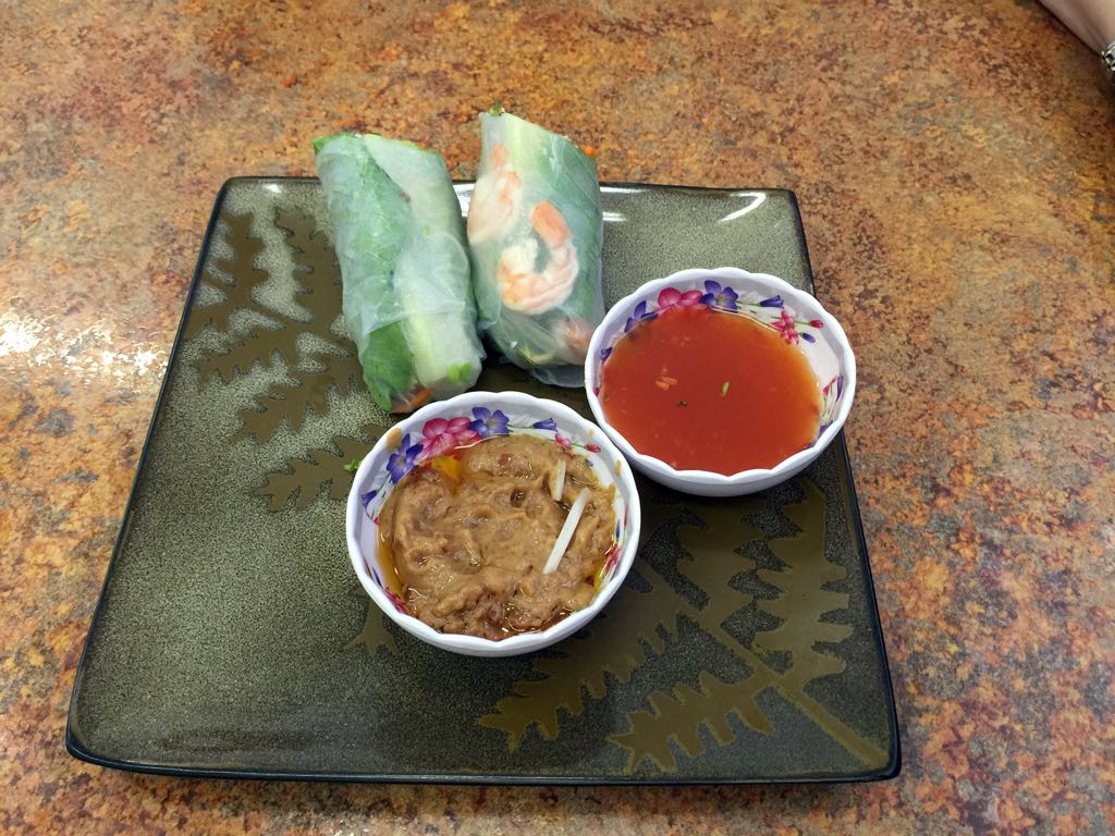 Hilo Diane's lunch, Spring Rolls